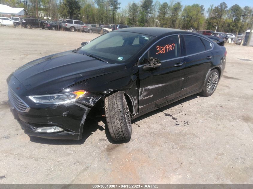 2017 FORD FUSION HYBRID - 3FA6P0RU1HR359824