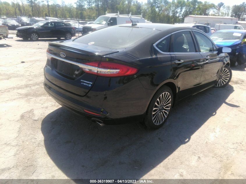 2017 FORD FUSION HYBRID - 3FA6P0RU1HR359824