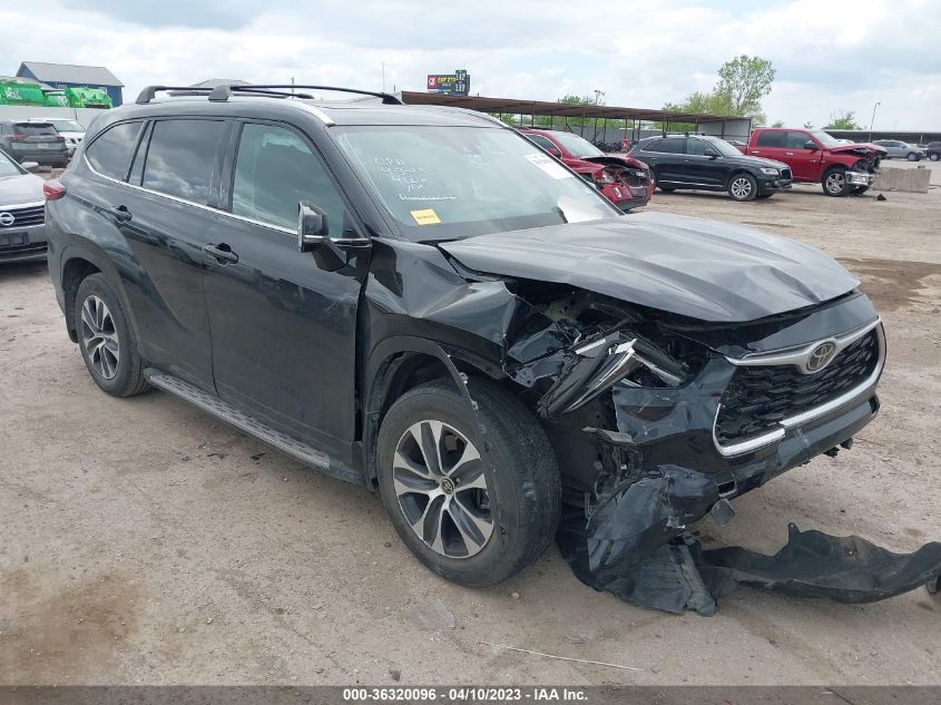 2021 TOYOTA HIGHLANDER XLE - 5TDGZRAH7MS532507