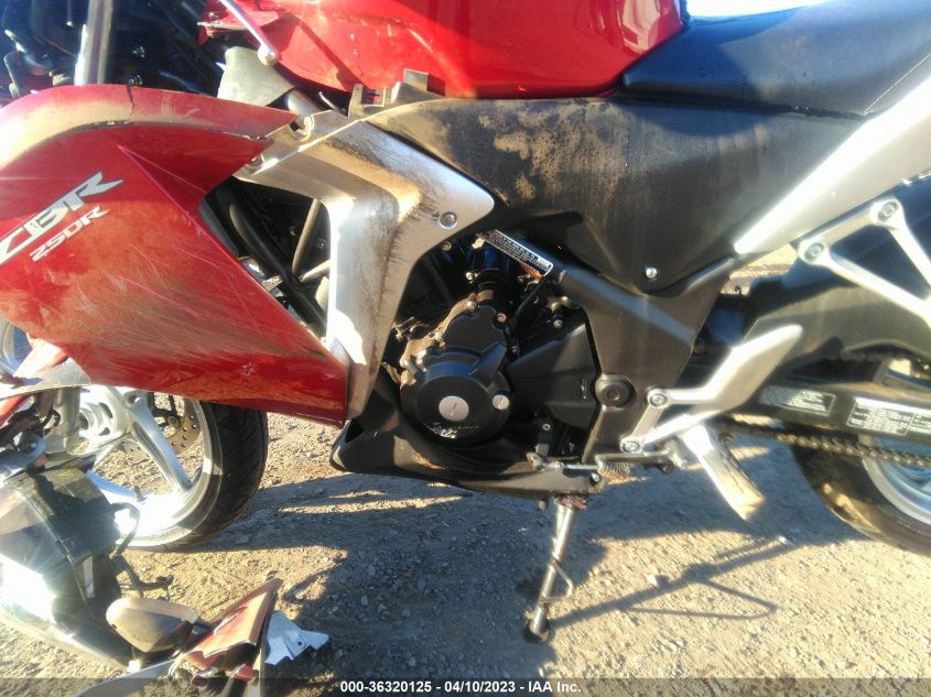 2012 HONDA CBR250 R MLHMC4106C5203915