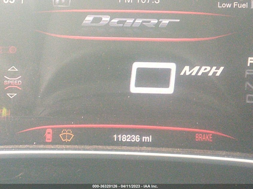2013 DODGE DART LIMITED - 1C3CDFCA8DD325510