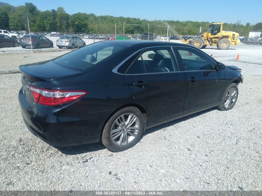 2016 TOYOTA CAMRY XLE/SE/LE/XSE - 4T1BF1FK5GU196814