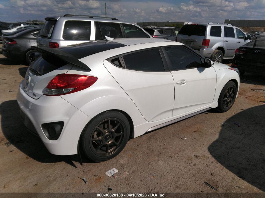 2015 HYUNDAI VELOSTER TURBO - KMHTC6AE6FU232097