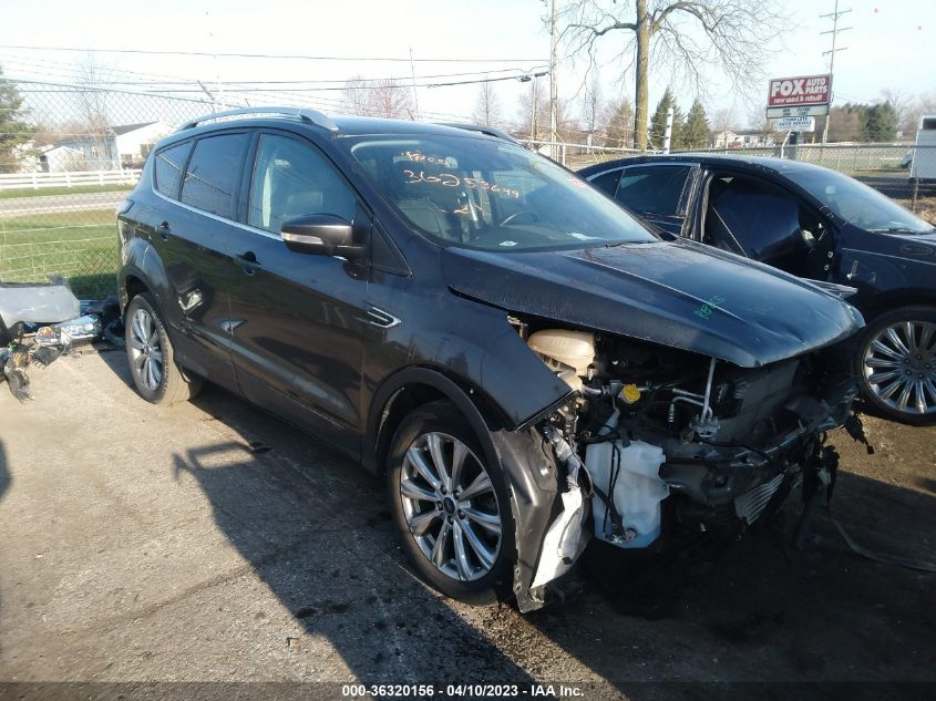 2017 FORD ESCAPE TITANIUM - 1FMCU9J93HUE22234