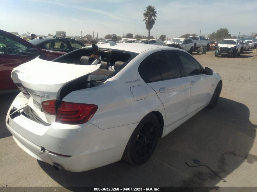 2013 BMW 5 SERIES ACTIVEHYBRID 5 - WBAFZ9C55DC751947