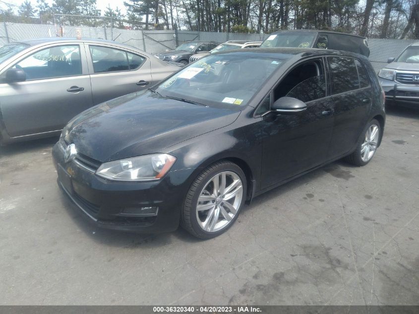 2015 VOLKSWAGEN GOLF TDI SEL - 3VW2A7AU9FM012845