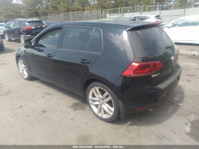 2015 VOLKSWAGEN GOLF TDI SEL - 3VW2A7AU9FM012845