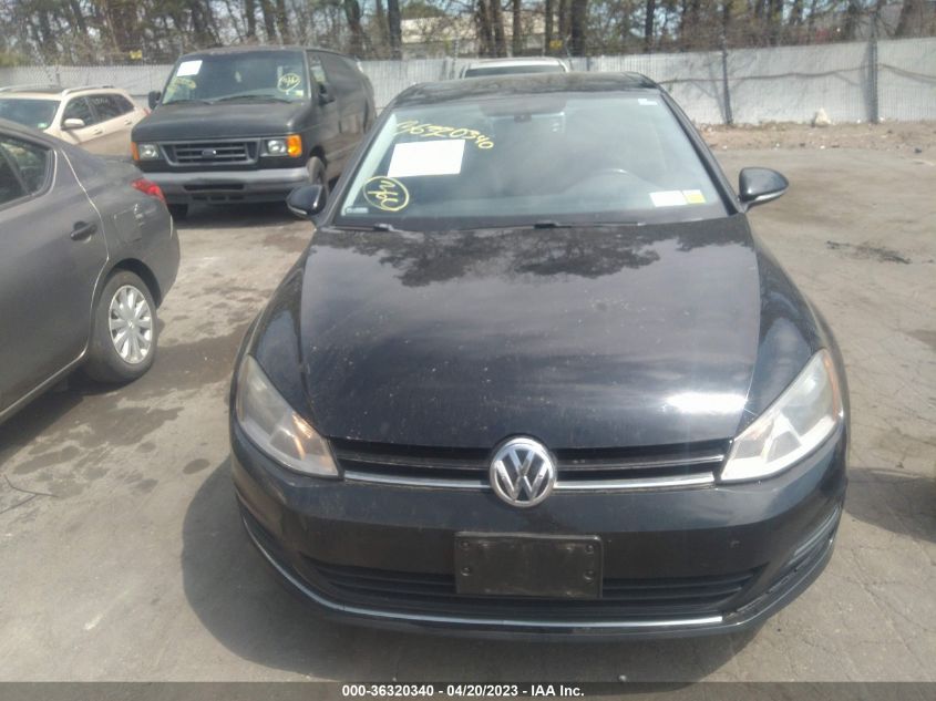 2015 VOLKSWAGEN GOLF TDI SEL - 3VW2A7AU9FM012845