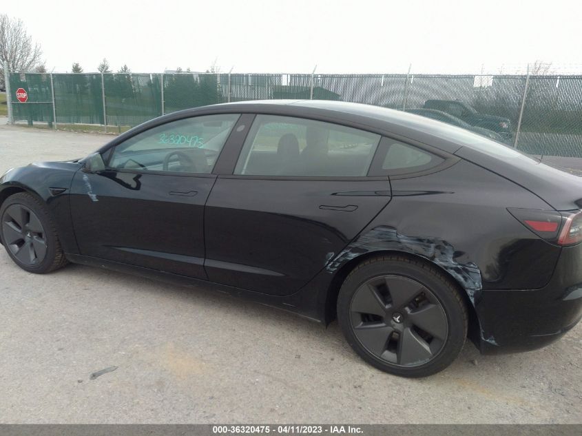 2021 TESLA MODEL 3 LONG RANGE - 5YJ3E1EB3MF902616