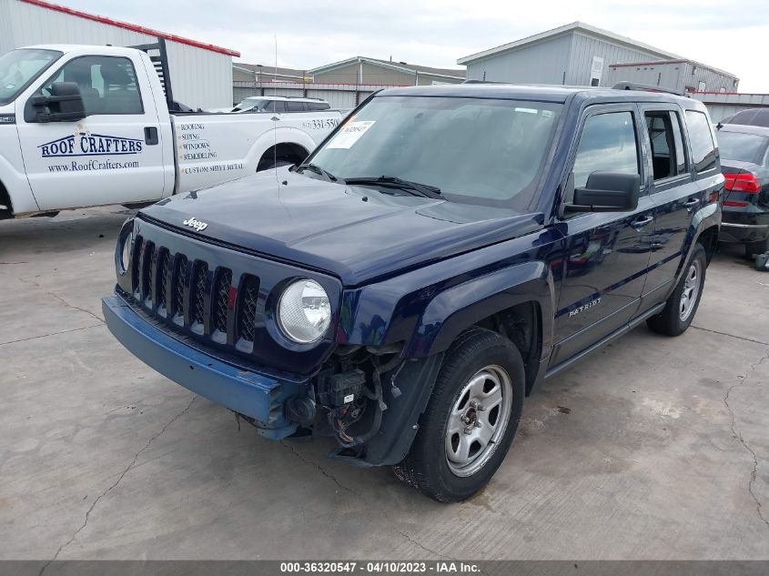 2016 JEEP PATRIOT SPORT - 1C4NJPBA5GD525107
