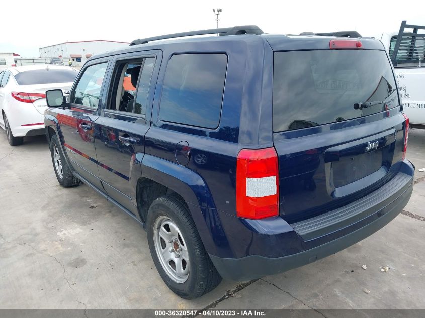 2016 JEEP PATRIOT SPORT - 1C4NJPBA5GD525107