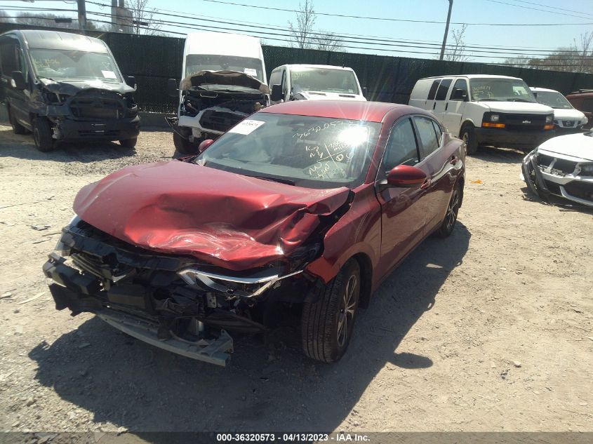 2022 NISSAN SENTRA SV - 3N1AB8CV3NY307876