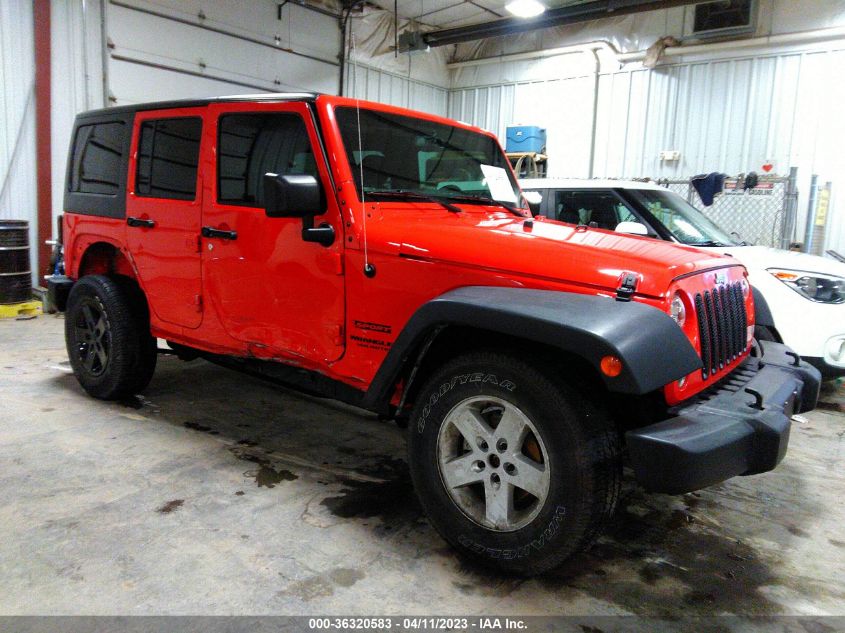 2016 JEEP WRANGLER UNLIMITED SPORT - 1C4BJWDG2GL101954