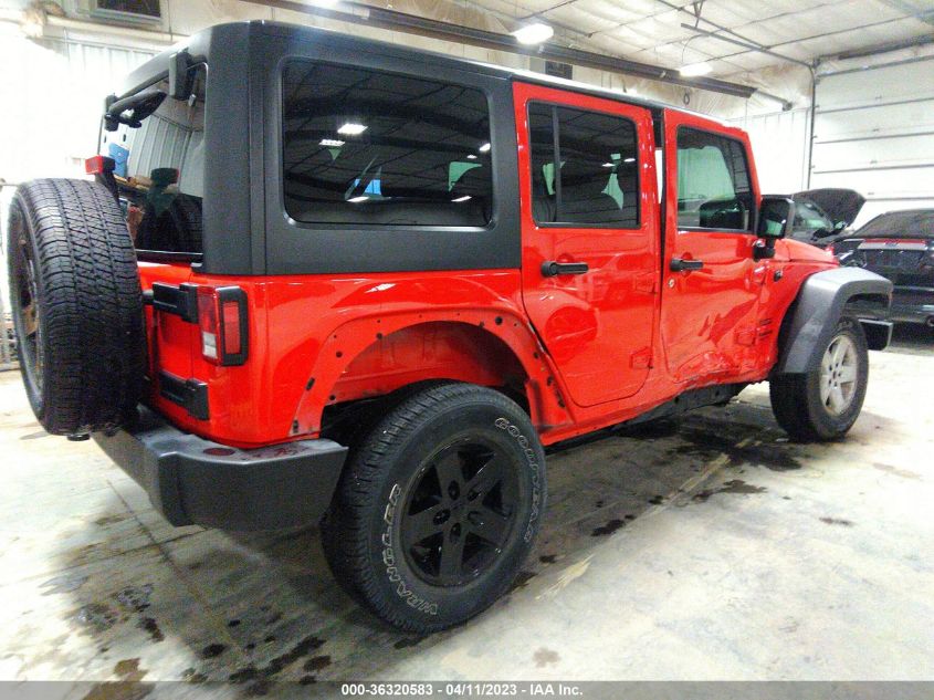 2016 JEEP WRANGLER UNLIMITED SPORT - 1C4BJWDG2GL101954