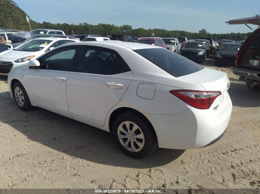 2016 TOYOTA COROLLA L/LE/S/S PLUS/LE PLUS - 2T1BURHE8GC649918