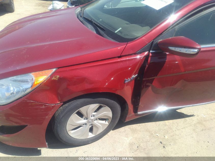 2014 HYUNDAI SONATA HYBRID - KMHEC4A41EA108517