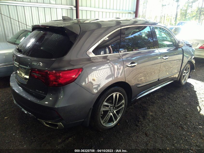 2017 ACURA MDX W/ADVANCE PKG - 5FRYD4H88HB016788