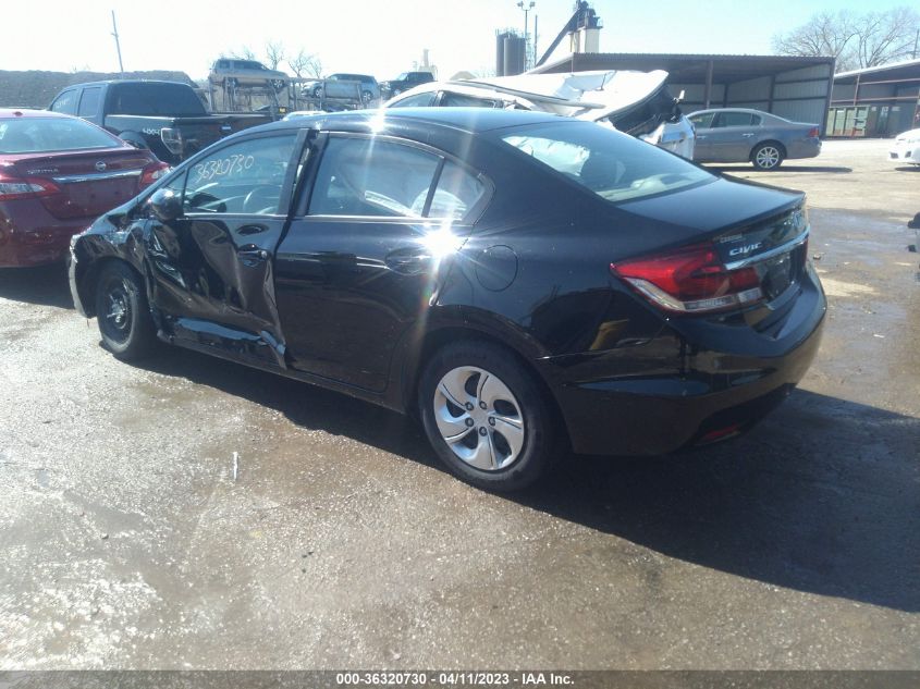 2015 HONDA CIVIC SEDAN LX - 19XFB2F59FE109981