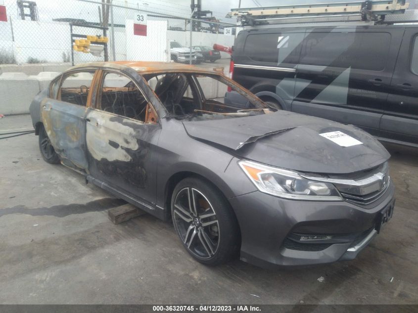 2017 HONDA ACCORD SEDAN SPORT - 1HGCR2F57HA060317