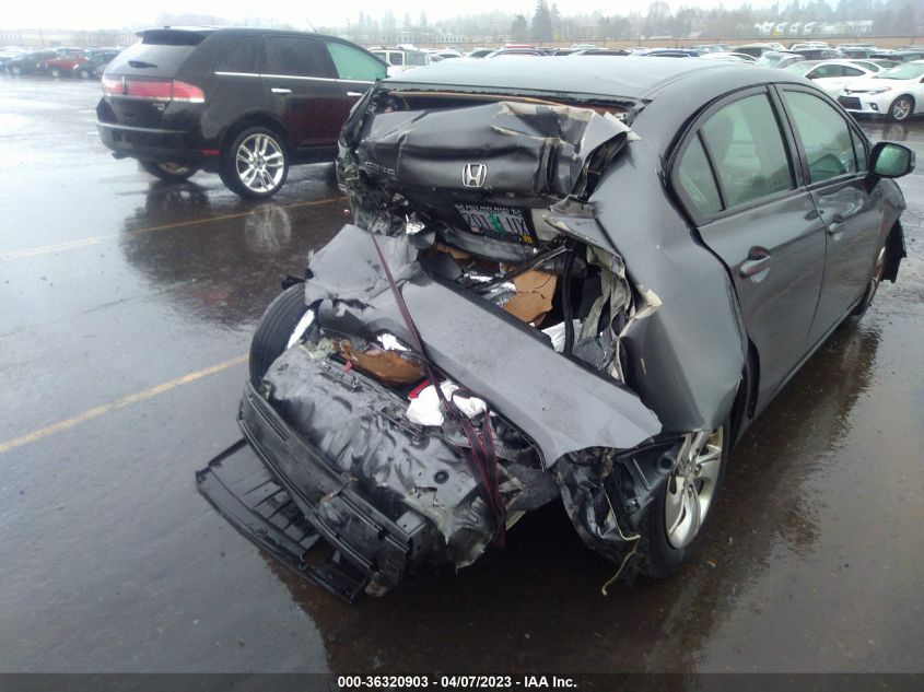2013 HONDA CIVIC SDN LX - 19XFB2F56DE291636