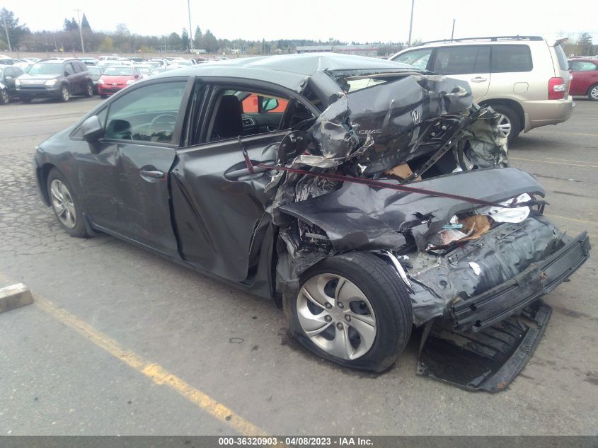 2013 HONDA CIVIC SDN LX - 19XFB2F56DE291636