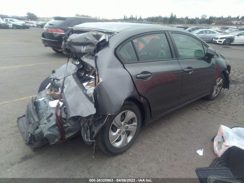 2013 HONDA CIVIC SDN LX - 19XFB2F56DE291636