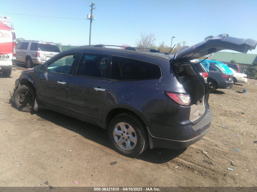 2013 CHEVROLET TRAVERSE LS - 1GNKVFKD9DJ176257