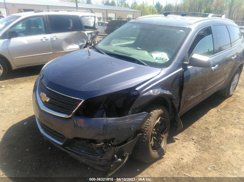 2013 CHEVROLET TRAVERSE LS - 1GNKVFKD9DJ176257