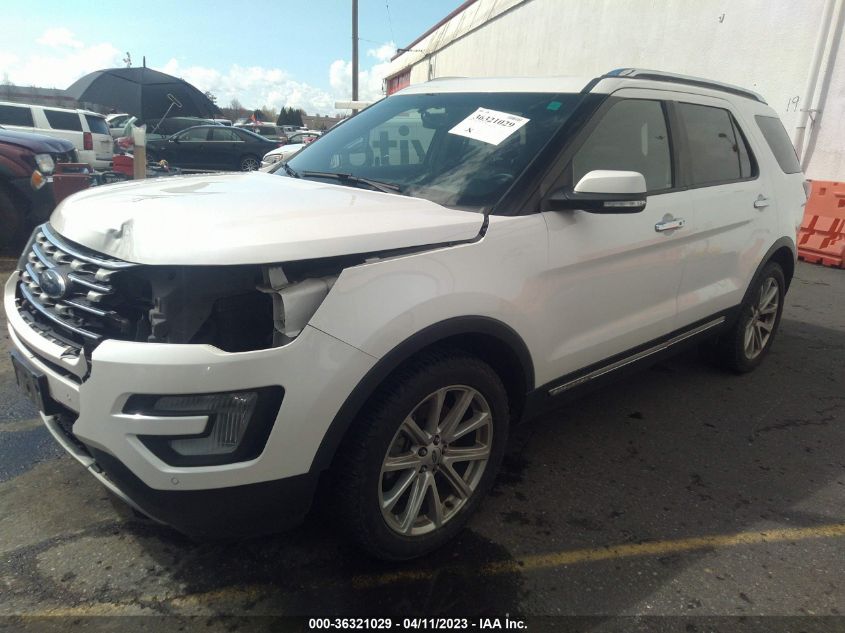 2017 FORD EXPLORER LIMITED - 1FM5K8F89HGA16997