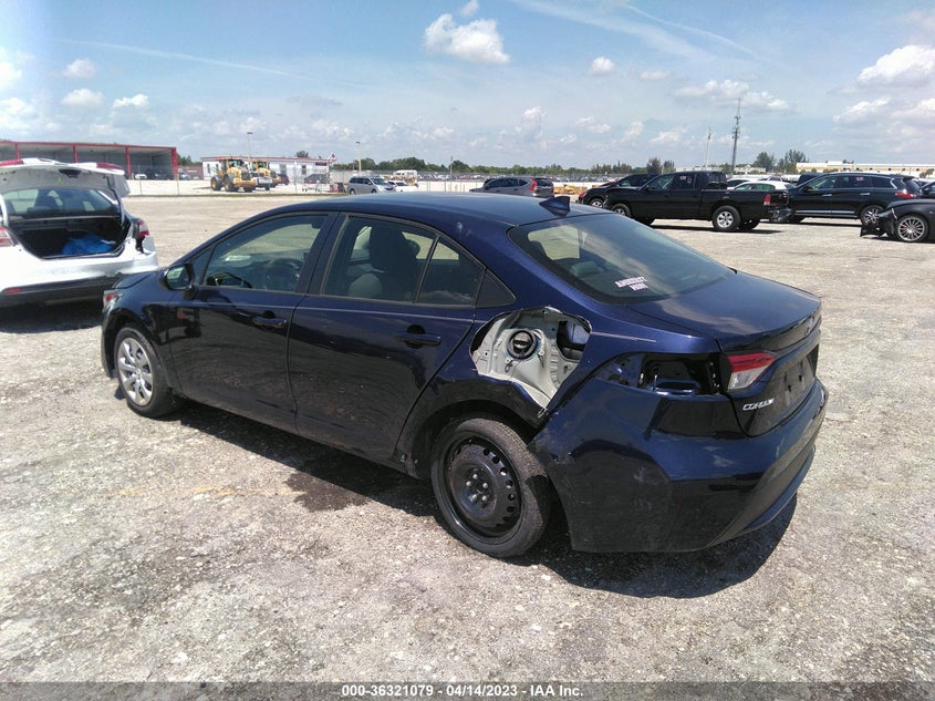 VIN JTDEPMAE8MJ164907 2021 TOYOTA COROLLA LE