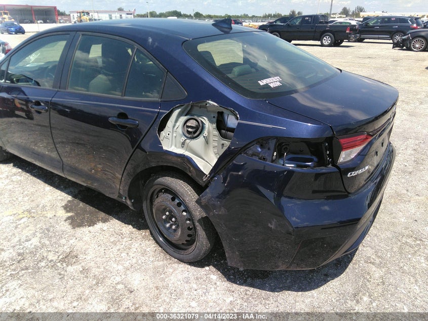 VIN JTDEPMAE8MJ164907 2021 TOYOTA COROLLA LE