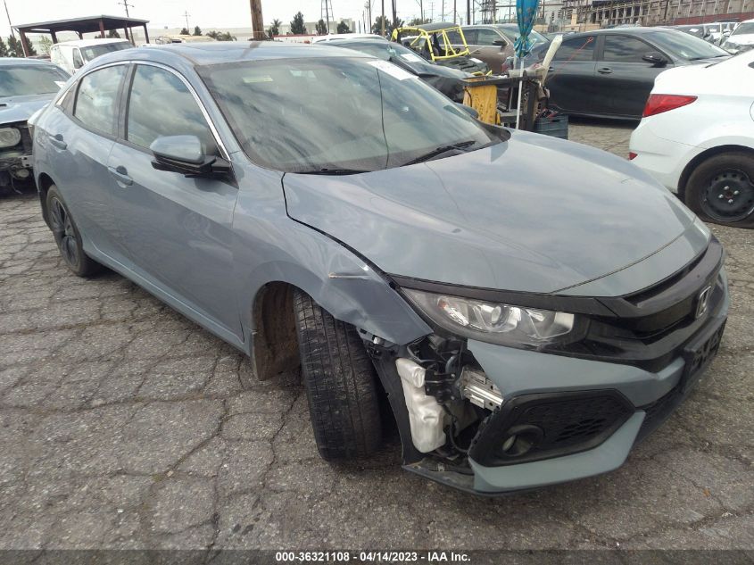 2018 HONDA CIVIC HATCHBACK EX-L NAVI - SHHFK7H71JU422391