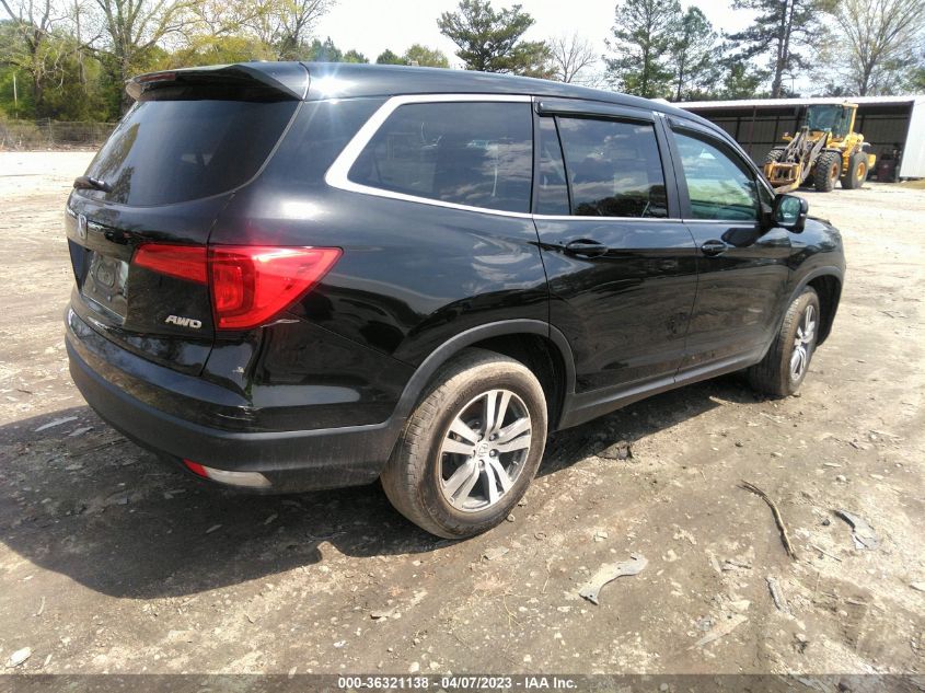 2016 HONDA PILOT EX-L - 5FNYF6H52GB085102