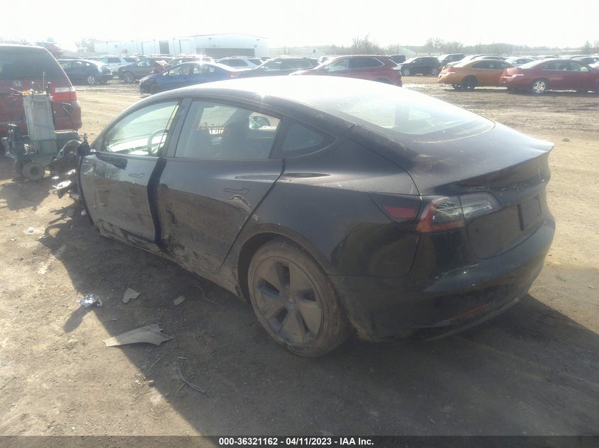 VIN 5YJ3E1EB2NF273366 2022 TESLA MODEL 3 LONG RANGE