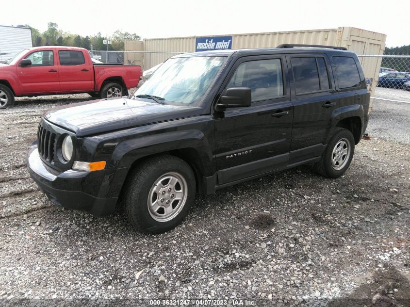 2015 JEEP PATRIOT SPORT - 1C4NJPBB1FD186417