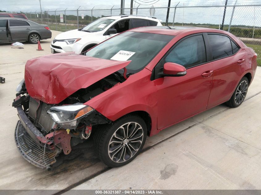 2016 TOYOTA COROLLA S - 5YFBURHE0GP398604