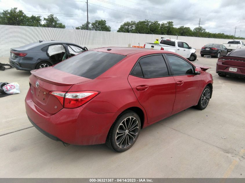 2016 TOYOTA COROLLA S - 5YFBURHE0GP398604