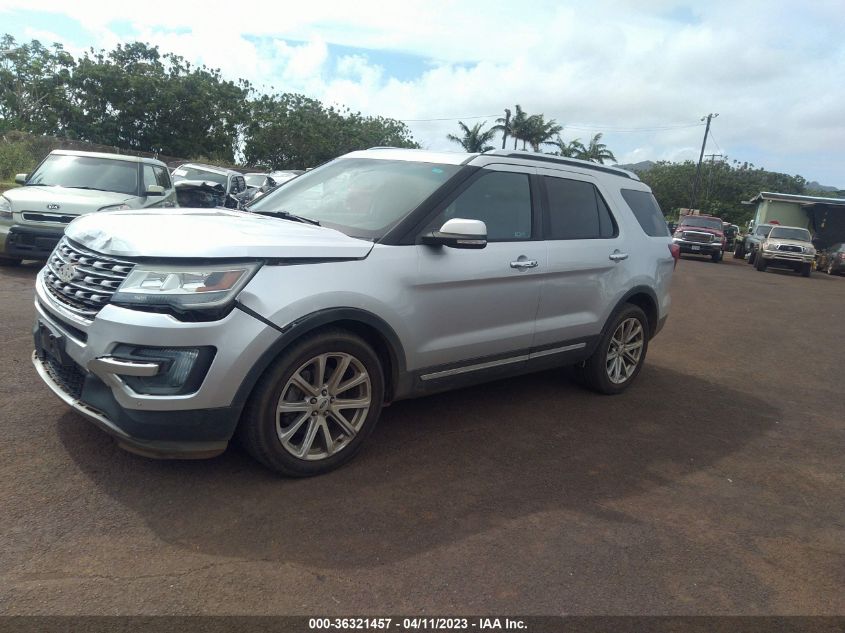 2016 FORD EXPLORER LIMITED - 1FM5K7F82GGB64191