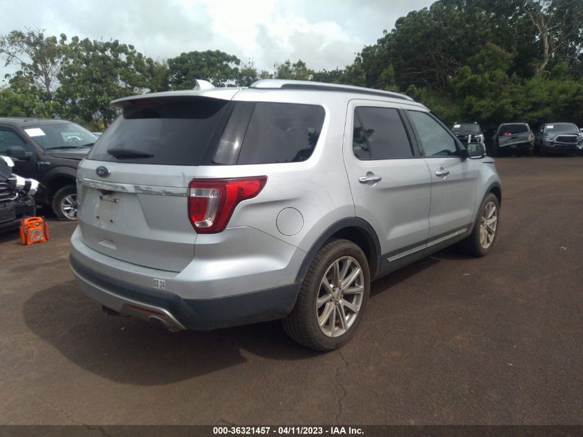2016 FORD EXPLORER LIMITED - 1FM5K7F82GGB64191