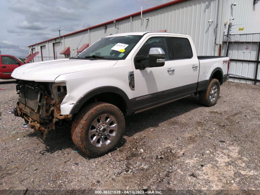 2017 FORD SUPER DUTY F-250 SRW LARIAT/PLATINUM - 1FT7W2BT6HEE91687