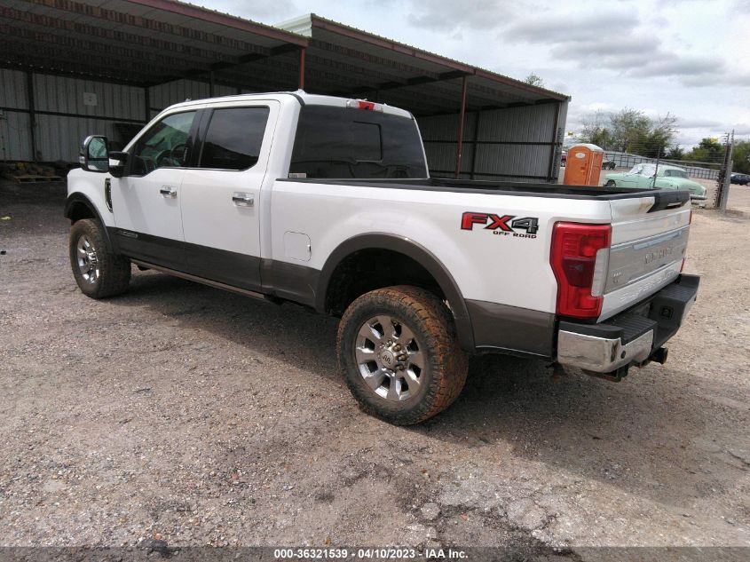 2017 FORD SUPER DUTY F-250 SRW LARIAT/PLATINUM - 1FT7W2BT6HEE91687