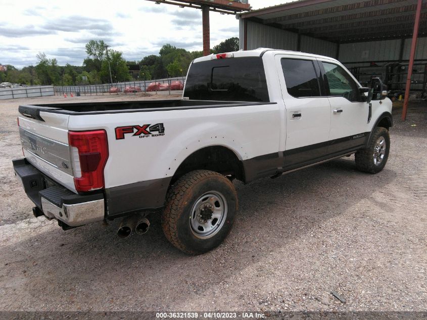 2017 FORD SUPER DUTY F-250 SRW LARIAT/PLATINUM - 1FT7W2BT6HEE91687