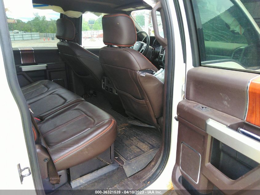 2017 FORD SUPER DUTY F-250 SRW LARIAT/PLATINUM - 1FT7W2BT6HEE91687