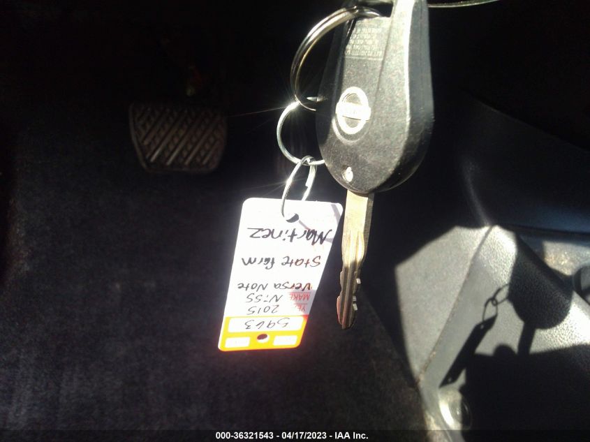 2015 NISSAN VERSA NOTE SV - 3N1CE2CP2FL396000