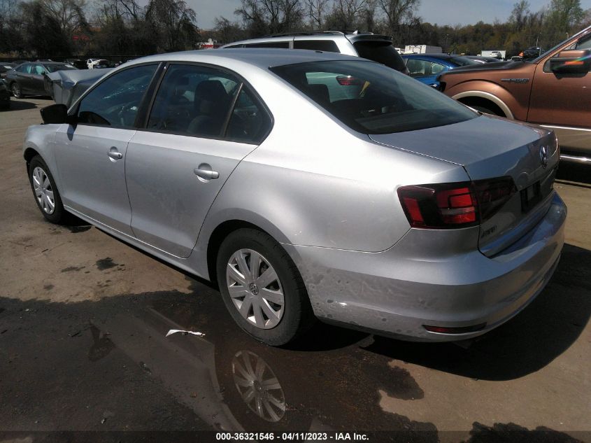 2016 VOLKSWAGEN JETTA SEDAN 1.4T S - 3VW267AJ5GM284771