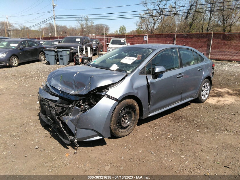 VIN 5YFEPRAE5LP061614 2020 TOYOTA COROLLA LE