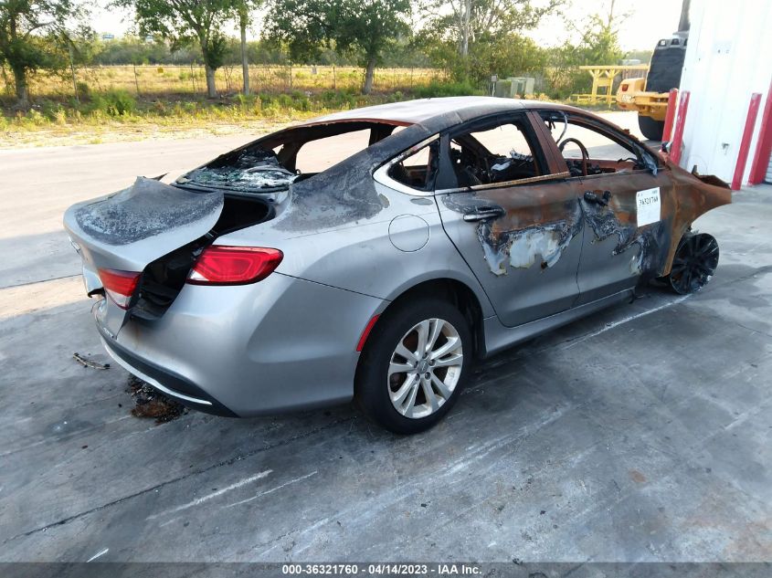 2015 CHRYSLER 200 LIMITED - 1C3CCCAB6FN579825