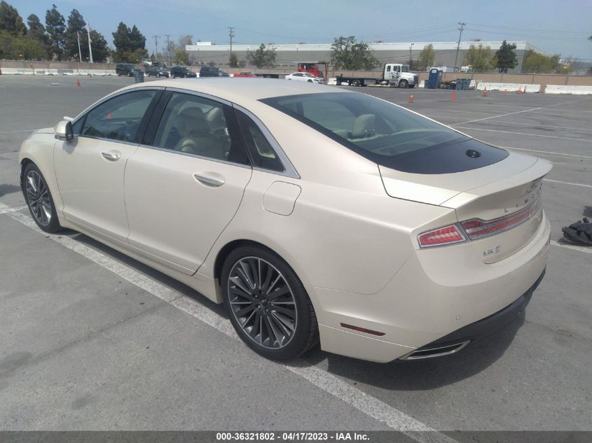 2015 LINCOLN MKZ HYBRID - 3LN6L2LUXFR608754