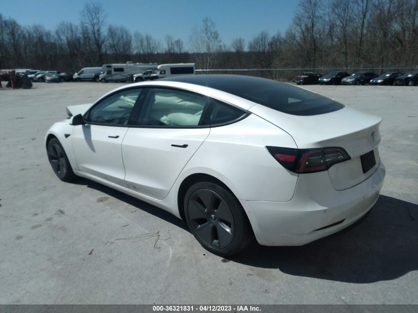 2021 TESLA MODEL 3 LONG RANGE - 5YJ3E1EB5MF855489