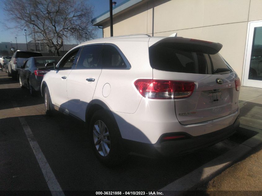 2018 KIA SORENTO LX - 5XYPG4A3XJG431161